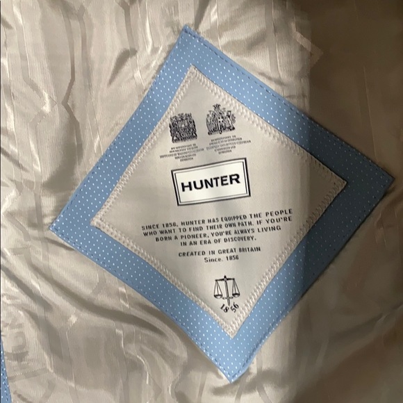 {Hunter} Blue Mist Raincoat - Picture 11 of 11